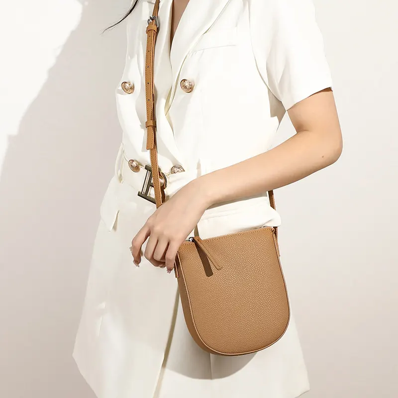 Noire Semi-circular Crossbody Bag