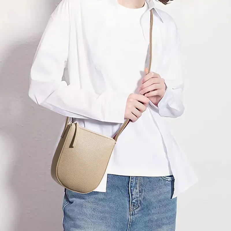 Noire Semi-circular Crossbody Bag