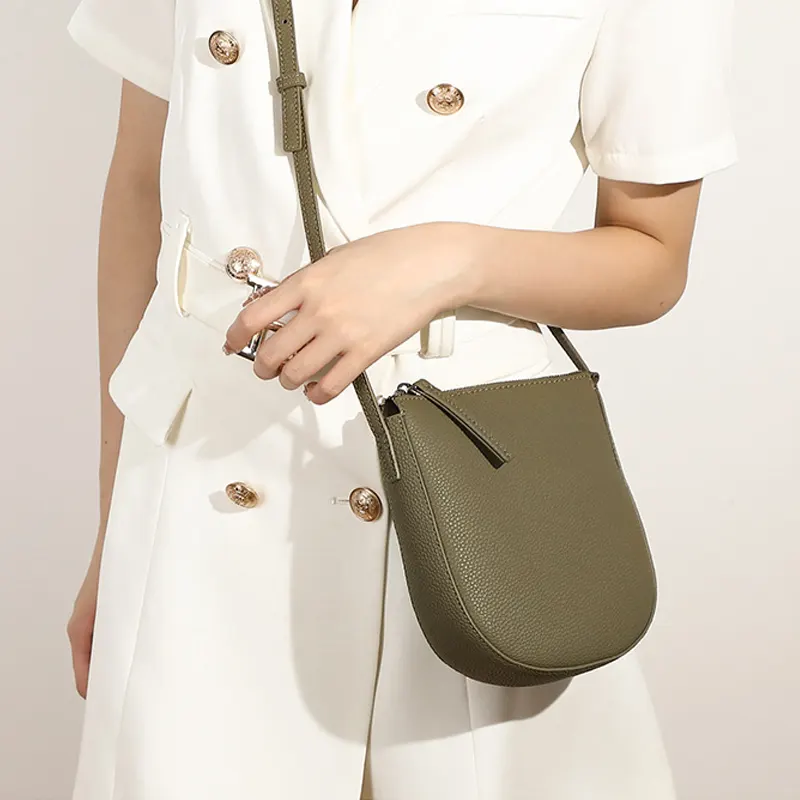 Noire Semi-circular Crossbody Bag