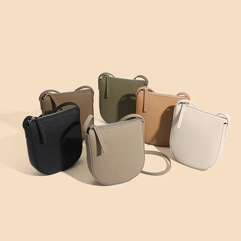 Noire Semi-circular Crossbody Bag